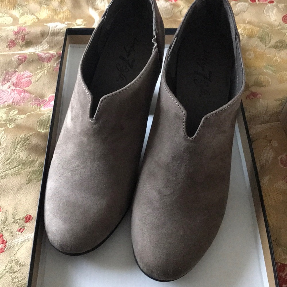 Grey booties - size 9